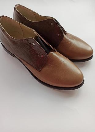 Туфли кожаные коричневые  ari andano 37 размер