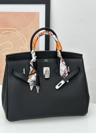 Сумка кожаная в стиле birkin hermes 35