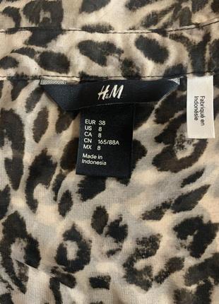 H&m полупрозрачная блуза4 фото