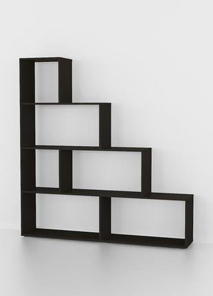 Стеллаж лесенка 6 ячеек, полка для книг и игрушек, разделитель комнаты 230 мм gp-25 фото