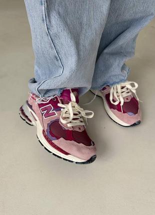 Жіночі кросівки nb pink / purple premium1 фото