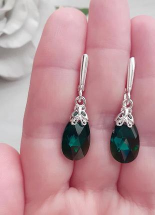 Серьги swarovski 3