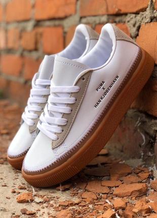 Puma han kjobenhavn🔥 🆕 жіночі кросівки пума 🆕 білі/коричневі