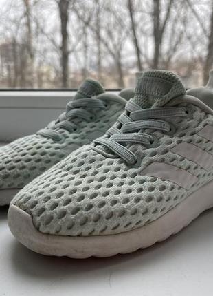 Дитячі кросівки адідас adidas блакитні бірюзові дівчинка