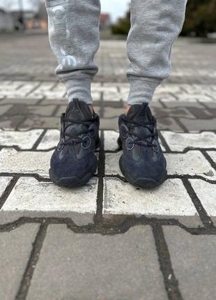 Кросівки adidas yeezy boost 500 black blue (37,38,41-44)3 фото