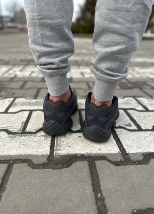 Кросівки adidas yeezy boost 500 black blue (37,38,41-44)5 фото