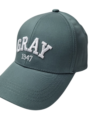 Бейсболка кепка р.54-56 gray хлопчику бавовна 5 кольорів принт5 фото