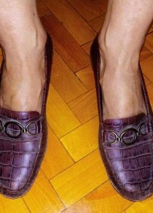 Комфортні італійські туфлі з натуральної шкіри4 фото