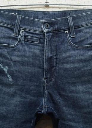 Чоловічі джинси g-star raw синього кольору,6 фото
