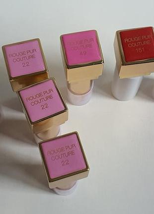 Помады ysl rouge pur couture