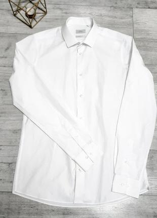 Рубашка сорочка мужская длинный рукав р 44-46 (m) бренд "next"