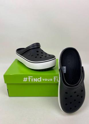 Платформа крокс Кроксы crocs platform чорні жіночі4 фото