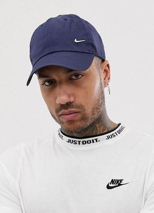 Кепка nike metal swoosh h86 340225-010 темно синяя