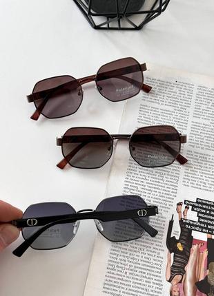 Жіночі окуляри, uv400, чорний фіолет3 фото