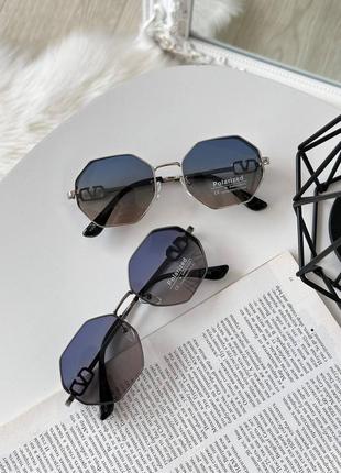 Жіночі окуляри, uv400, темно синій2 фото