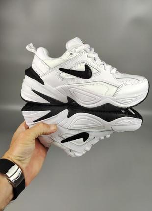 Nike m2k tekno white black1 фото