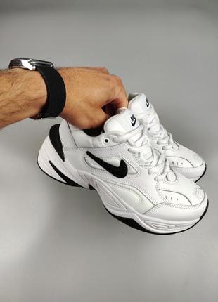 Nike m2k tekno white black6 фото