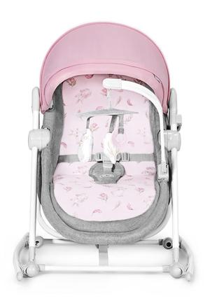 Шезлонг-гойдалка 5 в 1 kinderkraft nola peony rose (kbnola00pnk0000)3 фото