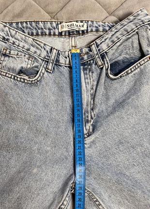 Блакитні джинси мом8 фото