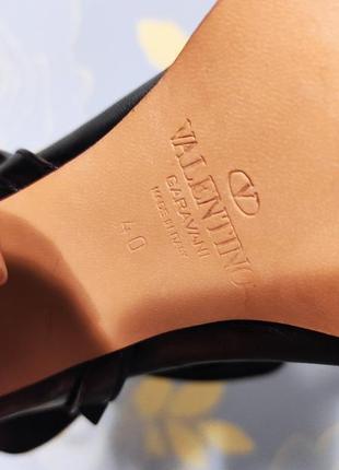 Ботинки кожаные с шиммером от valentino garavani2 фото