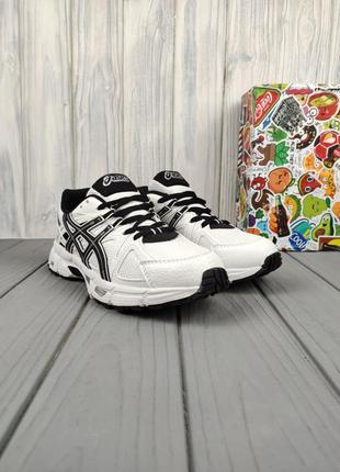 Asics gel-kahana 8 white black3 фото