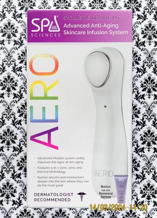 Пристрій для догляду за шкірою сироватка aero spa anti-aging advanced skincare infusion system