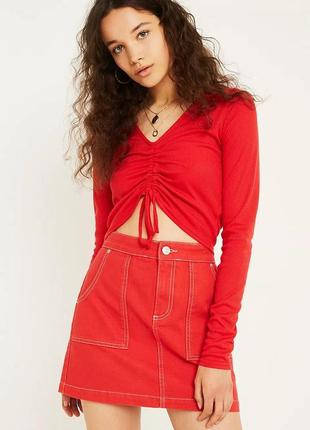 Стильная джинсовая юбка