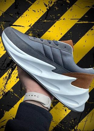 Adidas shark dark gray &amp; brown