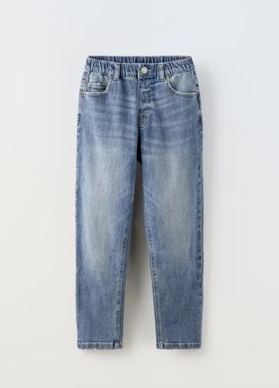 Джинсы balloon fit jeans zara, коллекция 2024, на 140 см