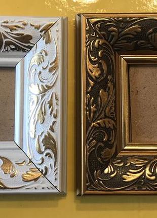 Багетная рамка 7 х 8 см (окно 6 х 7 см ) или ваш размер для фото,иконы,вышивки.стекло,двп,крепление