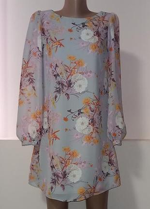 Ніжна шифонова сукня плаття платтячко трапеція