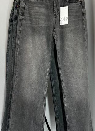Сірі джинси палаццо від zara6 фото