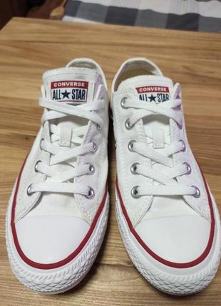 Белые кеды converse р.361 фото