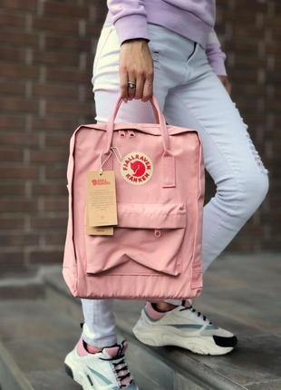 Рюкзак fjallraven kanken рожевий колір6 фото