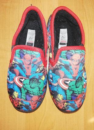 Тапочки домашние marvel 33р