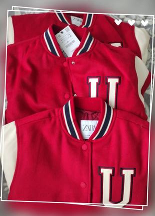 Куртка бомбер zara 152 тонкий утеплитель оригинал для девочки весна- осень новая коллекция