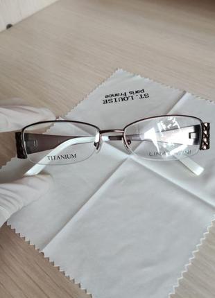 Красива жіноча титанова оправа окуляри окулярі lina latini на флексах1 фото