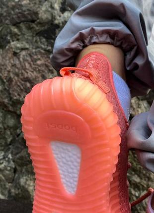 Женские кроссовки adidas yeezy boost 350 v2 coral &lt;unk&gt; smb8 фото