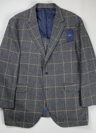 Hackett london twed blazer мʼякий твідовий піджак блейзер