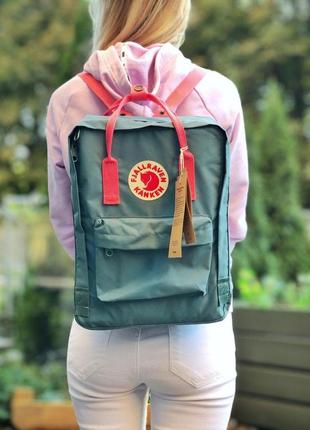 Fjallraven kanken жіночий рюкзак канкен зелений колір