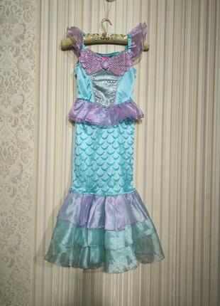 Карнавальна сукня русалонька аріель дісней русалка русалочка костюм1 фото