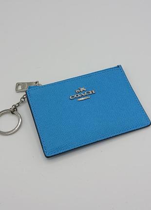 Оригинальный кожаный кошелек coach