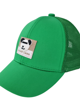 Бейсболка кепка р.48-50 good luck сетка лето 6 цветов