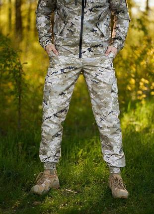 Чоловічі легкі весняні штани військового стилю високої якості світлий піксель хакі сірий