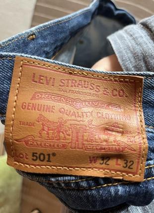 Джинси levi’s 501 w32 l323 фото