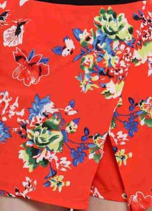 Новые красивые шорты-шорты-юбка в цветы2 фото