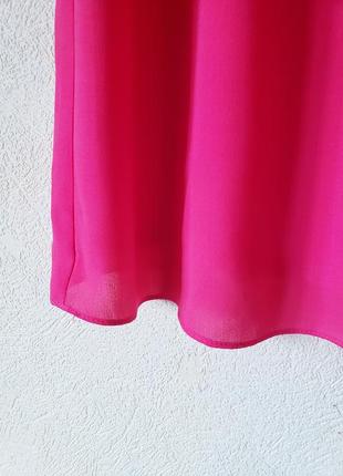 Новая блуза оттенка фуксии спереди на стречевой подкладке f&f5 фото