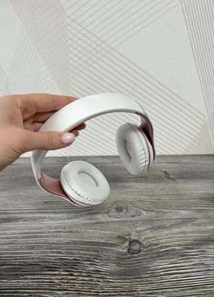 Бездротові навушники повнорозмірні/накладні з bluetooth 5.0/fm/tf карта a6s рожеві6 фото