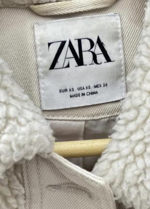 Бомбер zara куртка тедди демисезонная4 фото