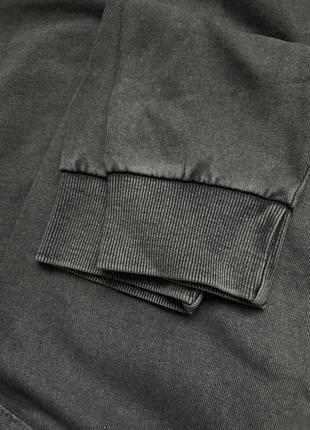 Вареный (с эффектом потертости) оверсайз свитшот, свитер, худи zara, размер м6 фото